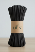 Deep Charcoal Black Cord with LIEN Label