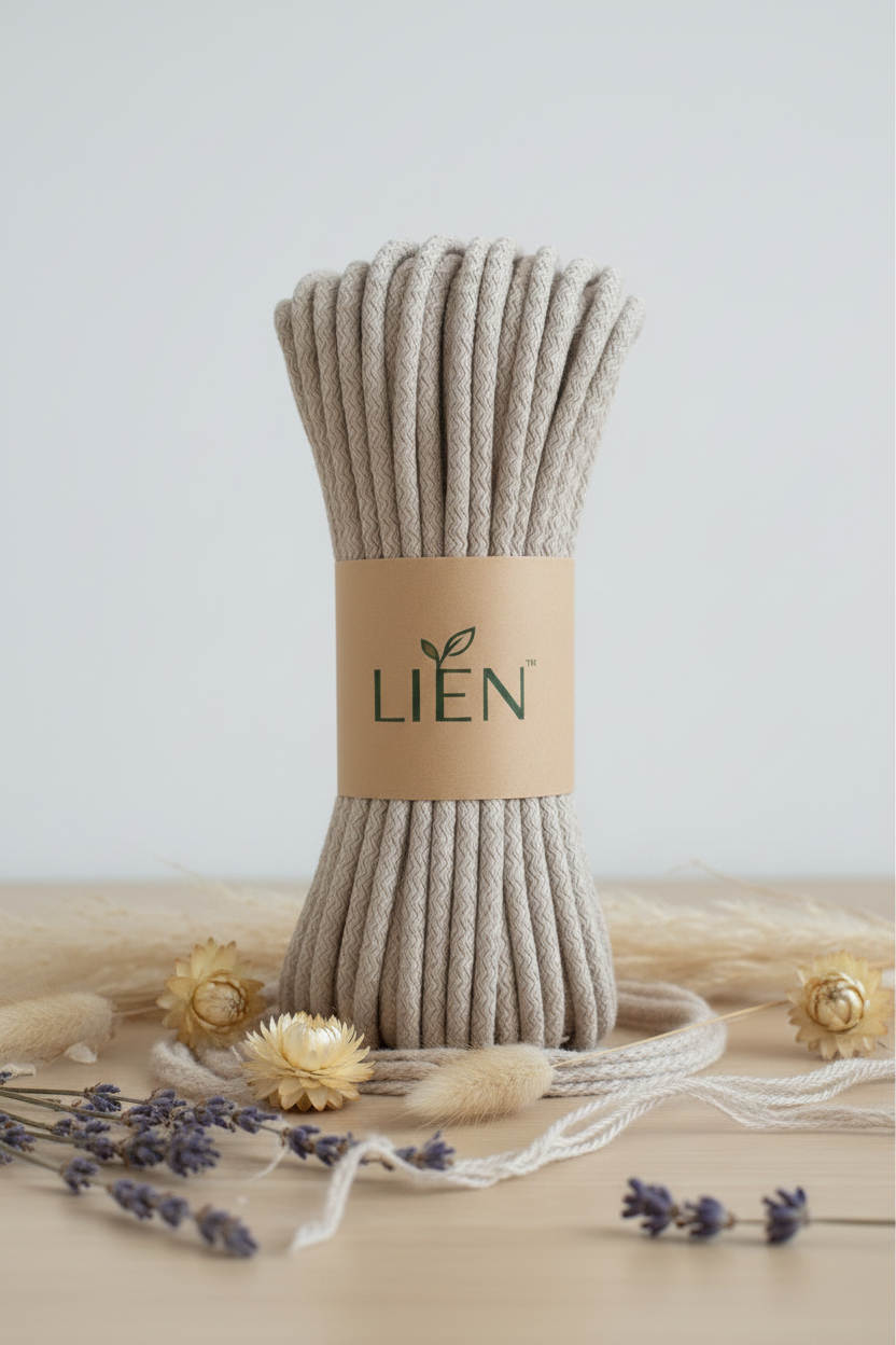 Natural Off-White Cream Cord with LIEN Label