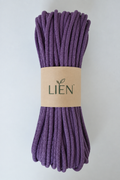 Single violet LIEN braided cord bundle