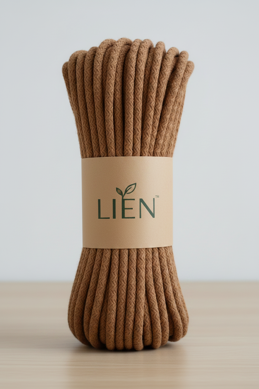 Warm Medium Brown Cord with LIEN Label
